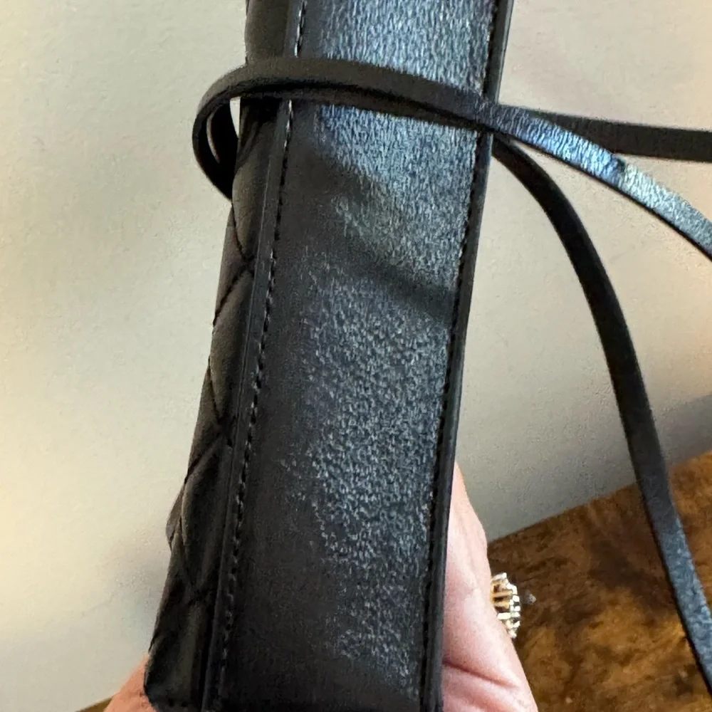 Rebecca Minkoff Elegant Black Quilted Crossbody Bag